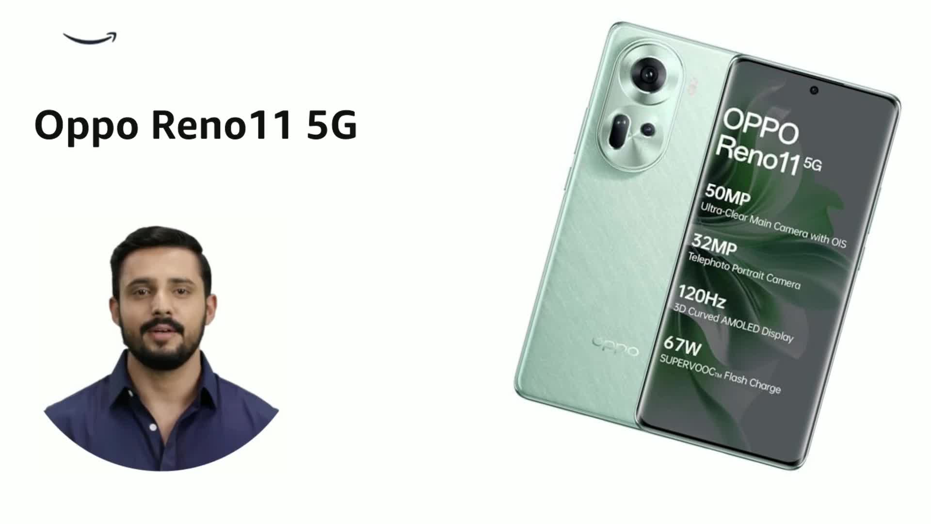 OPPO Reno 11 5G (Wave Green, 256 GB) (8 GB RAM) : Amazon.in